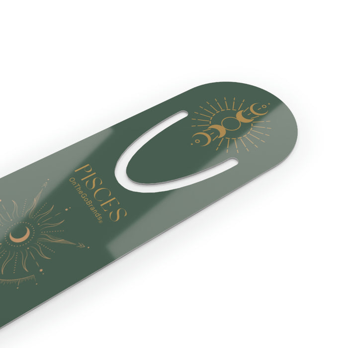 Pisces Moon Bookmark- Emerald