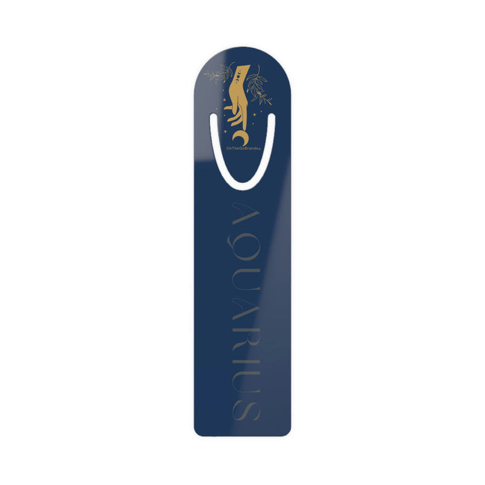Touched By An Aquarius Moon Bookmark- Lapis Lazuli