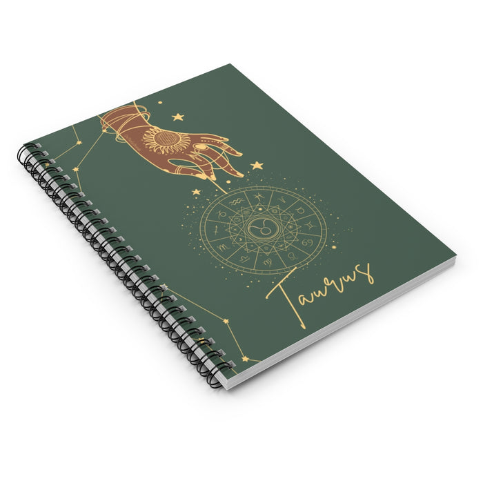 Taurus Emerald Spiral Notebook - Ruled Line