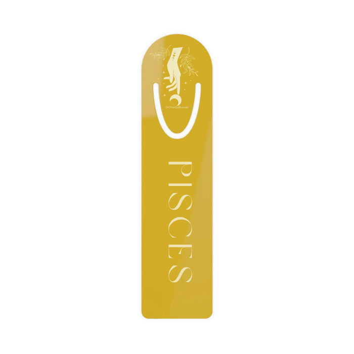 Touched By Pisces Moon Bookmark- Citrine