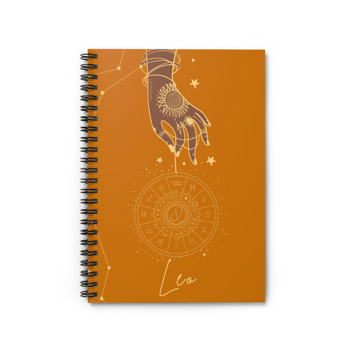 Leo Citrine Spiral Notebook - Ruled Line