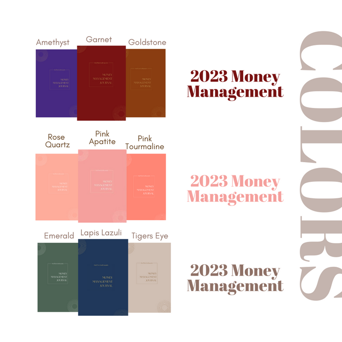 2023 Money Management Journal Planner | Increase Productivity, Investment Strategy | Insight to Personal Finance & Time Management- Yearly