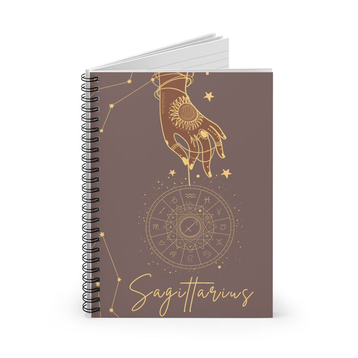 Sagittarius Ametrine Spiral Notebook - Ruled Line