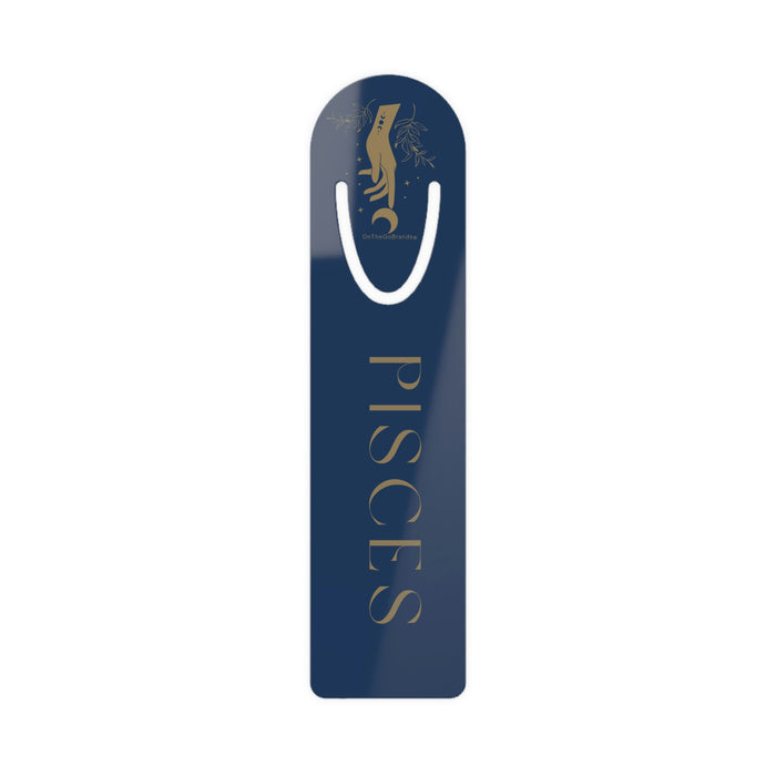 Touched By Pisces Moon Bookmark- Lapis Lazuli