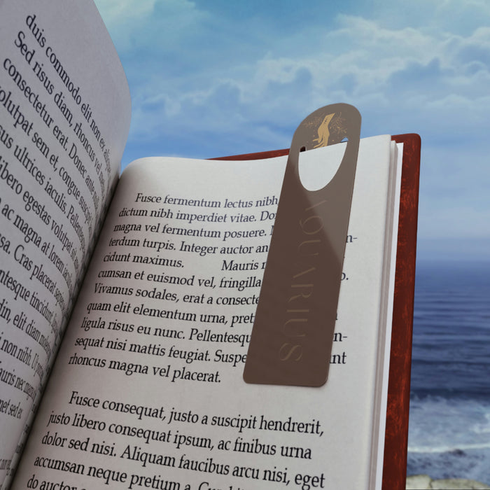 Touched By An Aquarius Moon Bookmark- Jasper